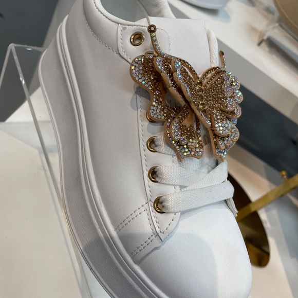 Women\'s Chunky Fashion Sneakers Platform Rhinestone Butterfly Casual Shoes 3007 main image 1